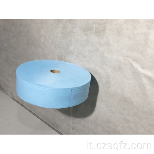 100% PP25GSM panno maschera blu e bianco